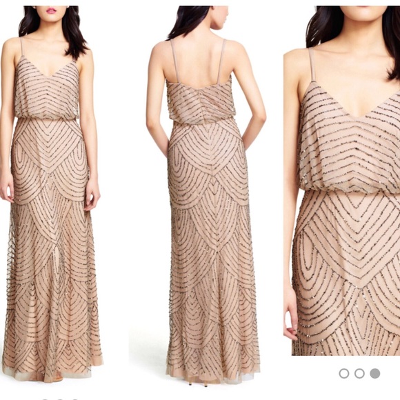 Adrianna Papell Dresses & Skirts - ADRIANNA PAPELL Embellished Blouson Gown
